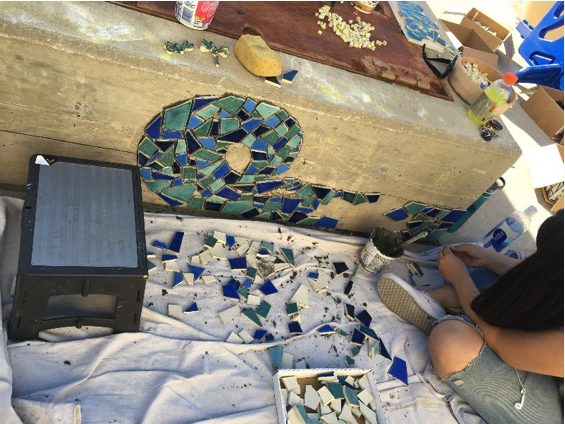 Las Cruces, NM in collaboration with Las Cruces Parks & Recreation and Las Cruces Arts Board. The mural is located in front of Las Cruces City Hall