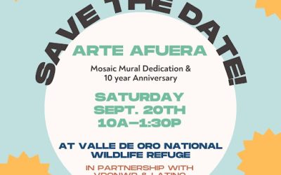 Dedication for our Valle De Oro National Wildlife Refuge Mosaic project
